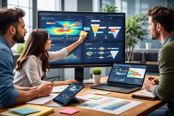 Website conversion funnel